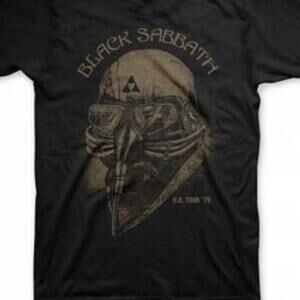 Black Sabbath US Tour 1978 Classic Rock Retro Band Music Fan Black T-Shirt